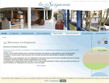 Tablet Screenshot of la-seigneurie.fr